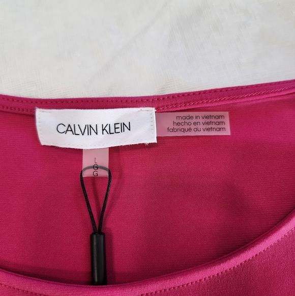 Calvin Klein Size Large Pink Sleeveless Top - Picture 5 of 9